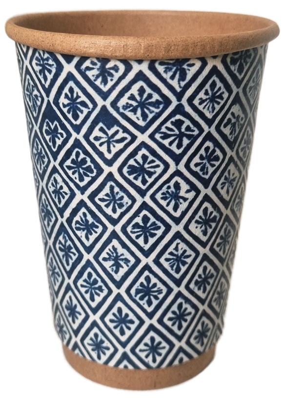لیوان یکبار مصرف کاغذی دوجداره هالو ۳۶۰ طرح دار تعداد در کارتن 1200 عدد - (کاپو) - لیوان کاغذی
