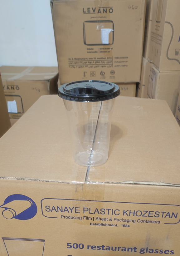 لیوان یکبار مصرف کافیشاپی ۴۰۰ سیسی (شیک)| صنایع خوزستان ۱۰۰۰ عددی - (خوزستان) - لیوان آیس